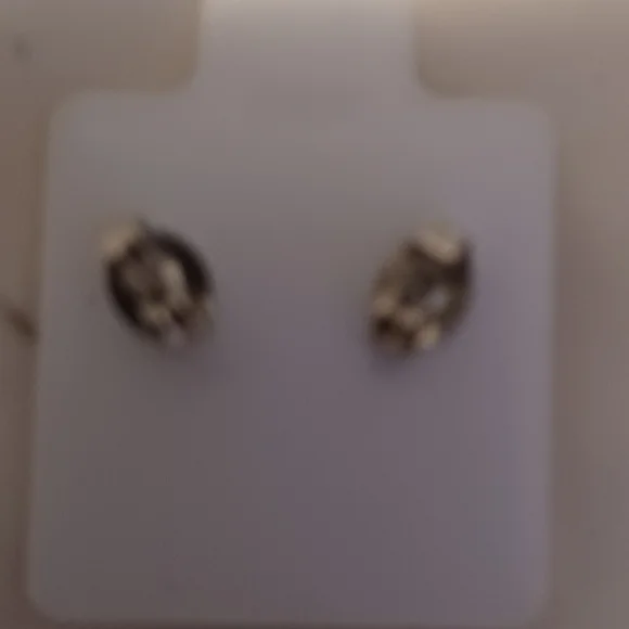 Adidas Silver Stainless Steel Stud Earrings - Picture 2 of 3